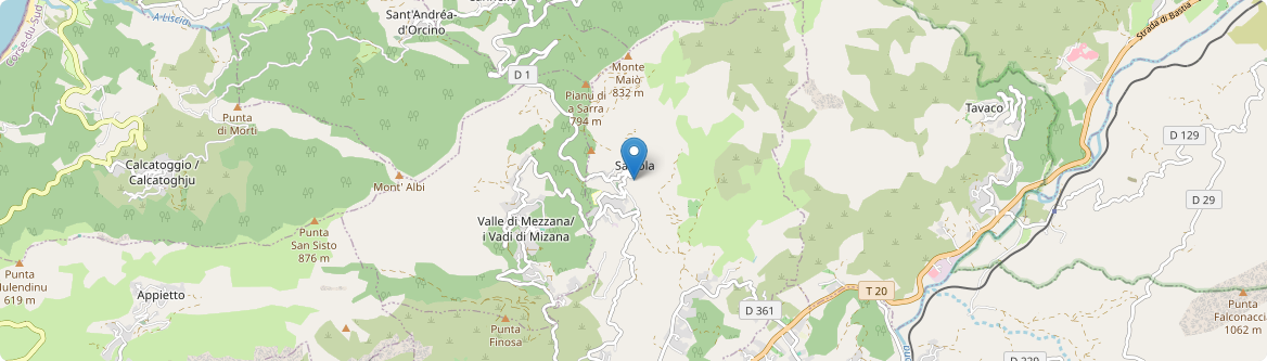 Sarrola-Carcopino - Carte