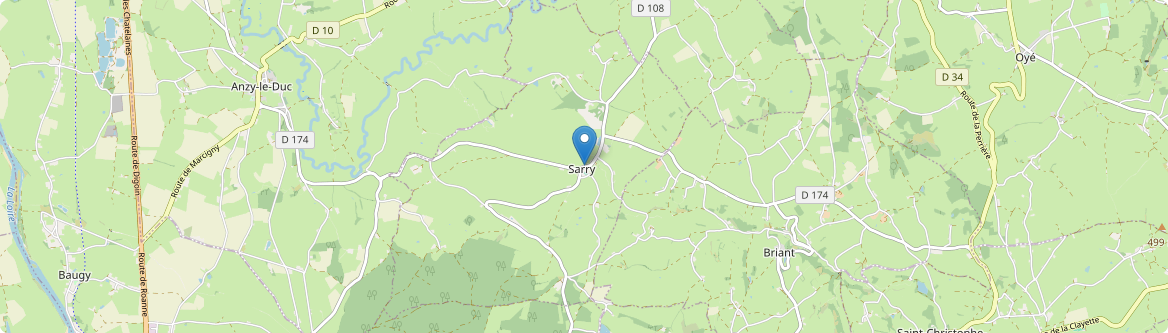 Sarry - Carte
