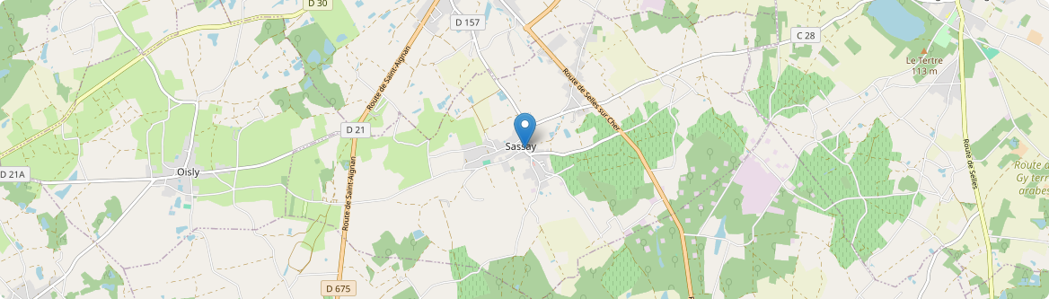 Sassay - Carte