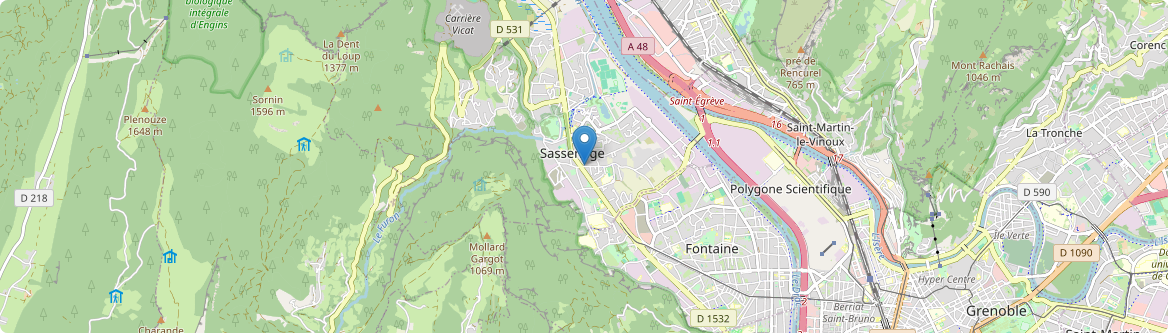 Sassenage - Carte