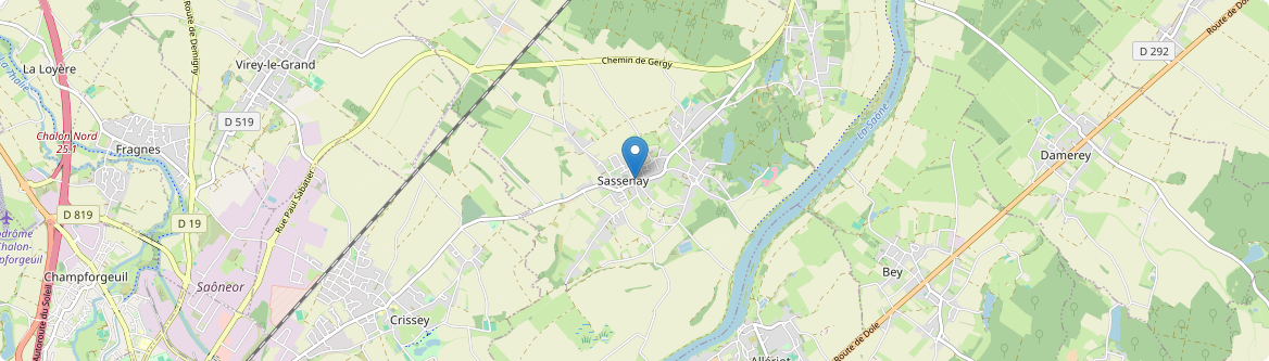Sassenay - Carte