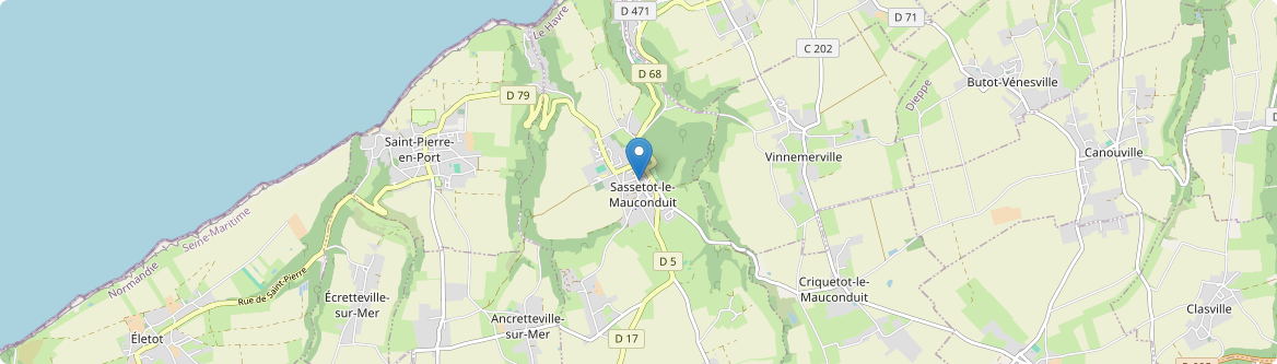 Sassetot-le-Mauconduit - Carte