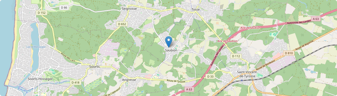 Saubion - Carte