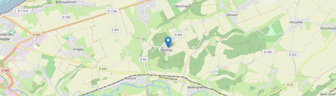Sauchay - Carte