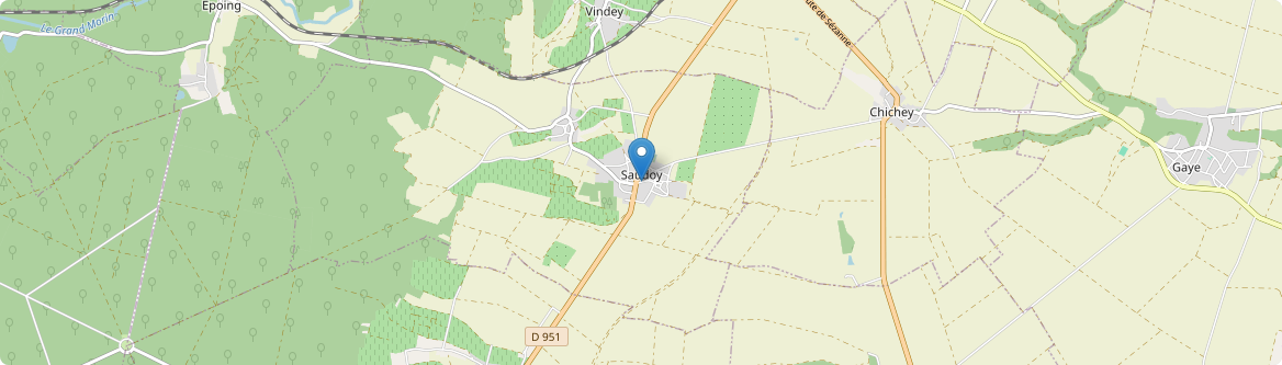 Saudoy - Carte