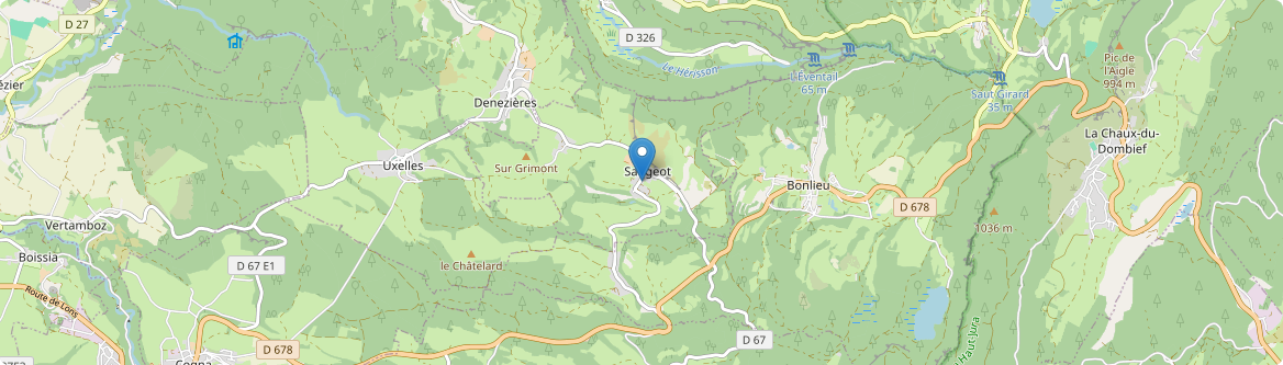 Saugeot - Carte
