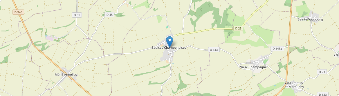 Saulces-Champenoises - Carte