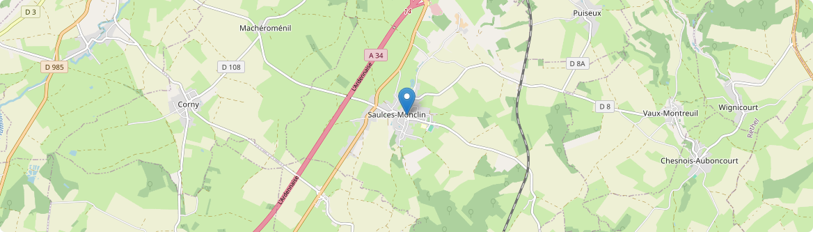 Saulces-Monclin - Carte