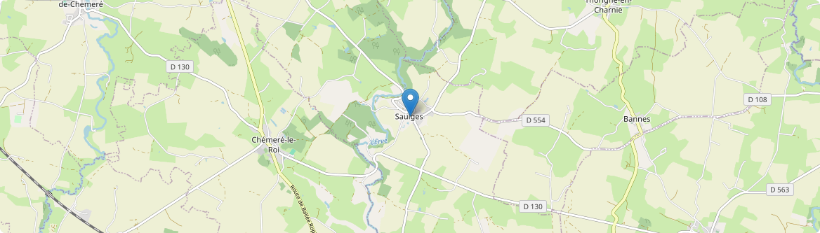 Saulges - Carte