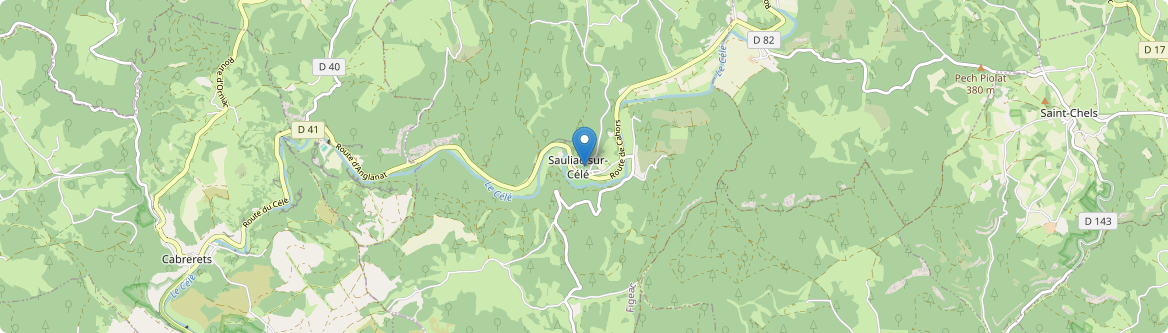 Sauliac-sur-Célé - Carte