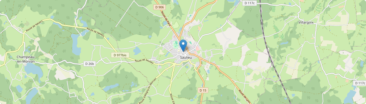 Saulieu - Carte