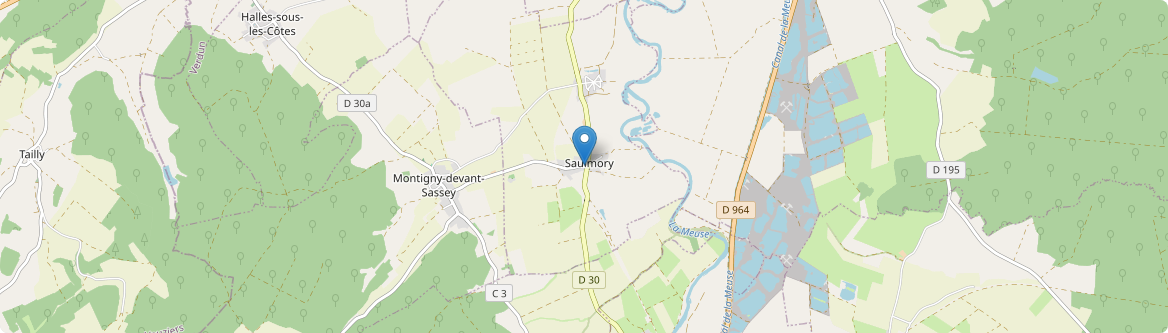 Saulmory-Villefranche - Carte