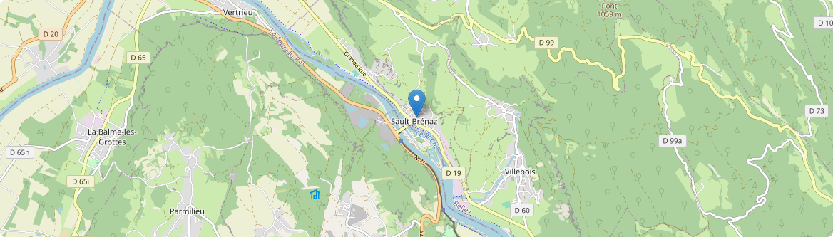 Sault-Brénaz - Carte