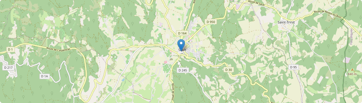 Sault - Carte