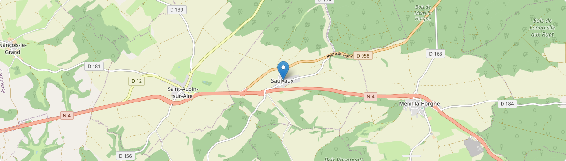 Saulvaux - Carte