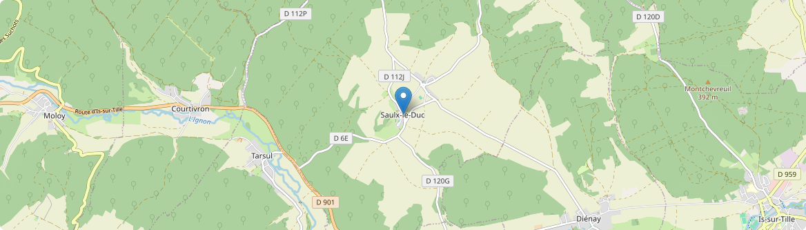 Saulx-le-Duc - Carte