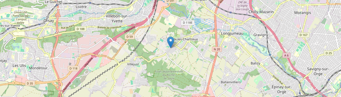 Saulx-les-Chartreux - Carte