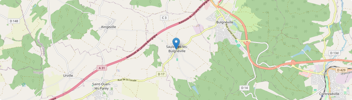 Saulxures-lès-Bulgnéville - Carte