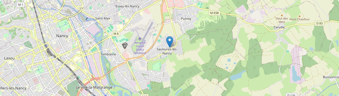 Saulxures-lès-Nancy - Carte