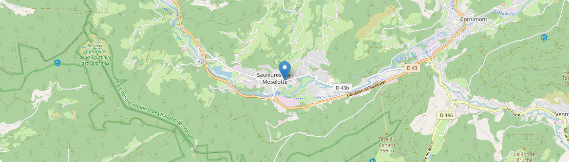 Saulxures-sur-Moselotte - Carte