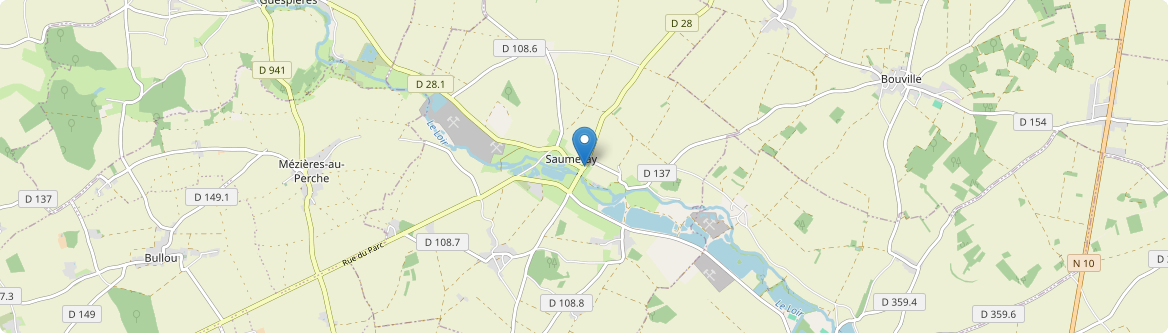 Saumeray - Carte