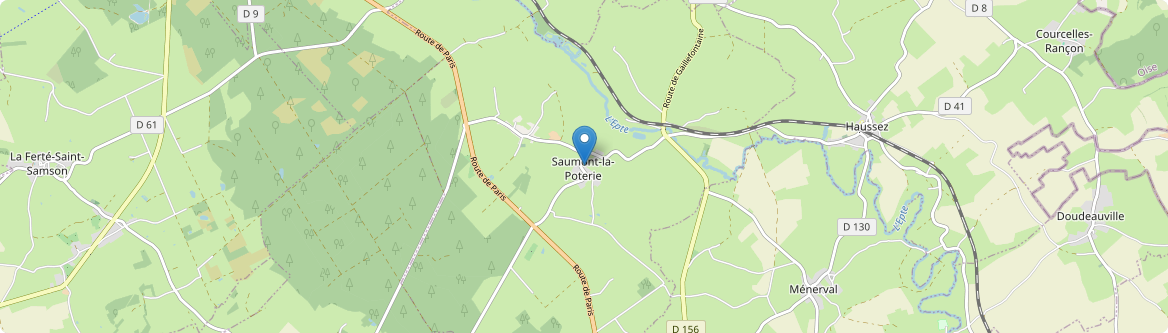 Saumont-la-Poterie - Carte
