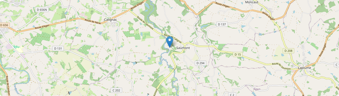Saumont - Carte