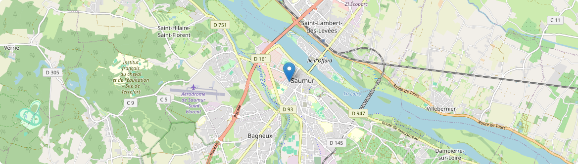 Saumur - Carte