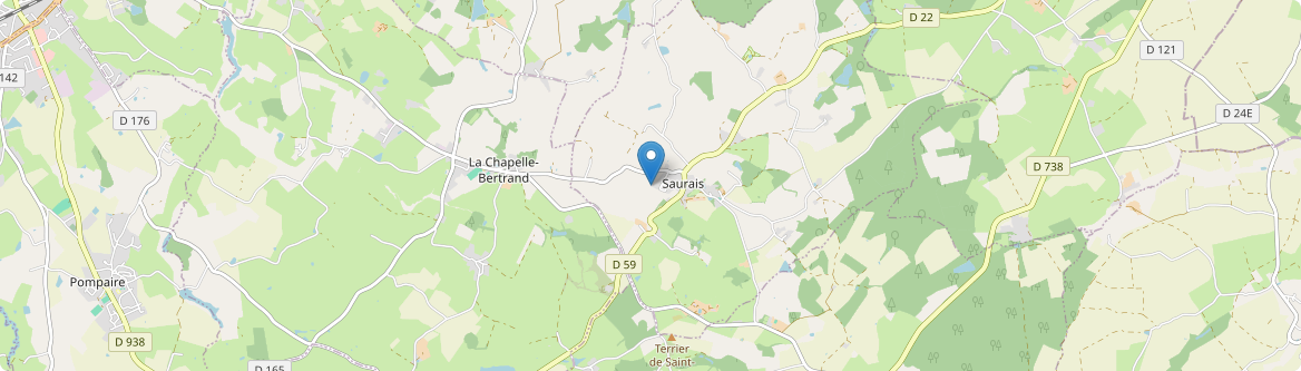 Saurais - Carte