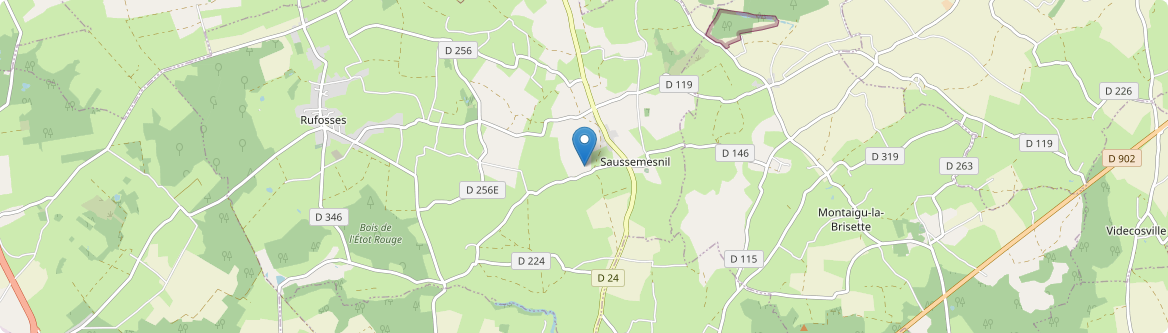 Saussemesnil - Carte