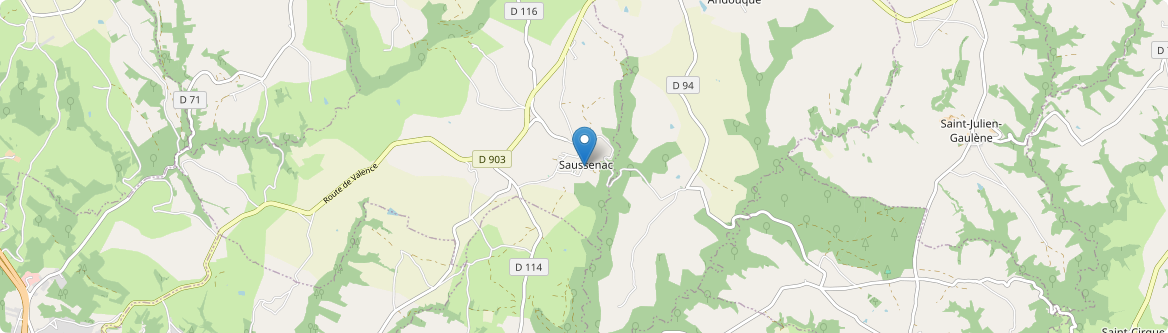 Saussenac - Carte