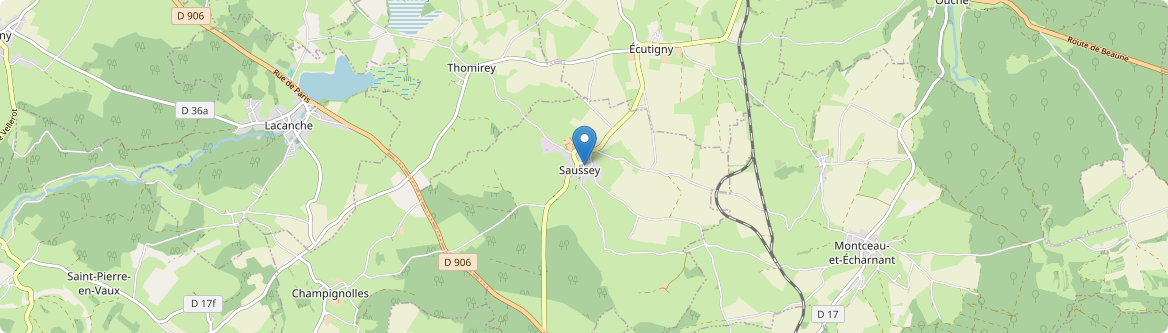 Saussey - Carte