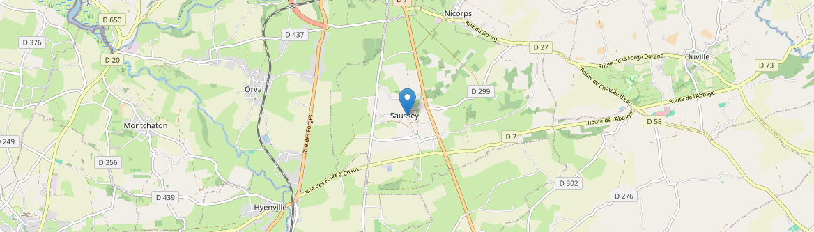 Saussey - Carte