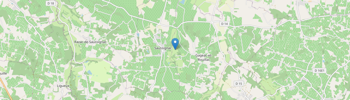 Saussignac - Carte