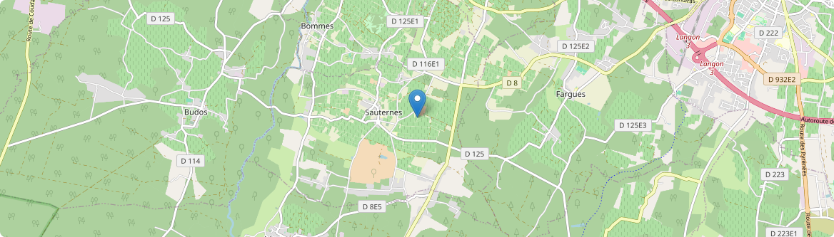 Sauternes - Carte