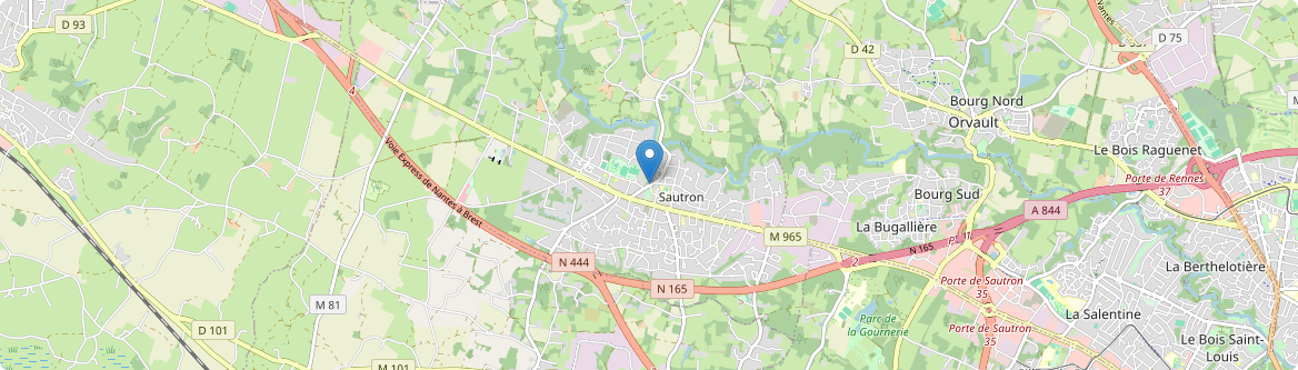 Sautron - Carte
