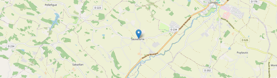 Sauveterre - Carte