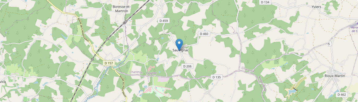 Sauvignac - Carte