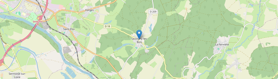 Sauvigny-les-Bois - Carte