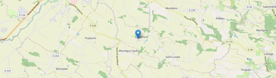 Sauvimont - Carte