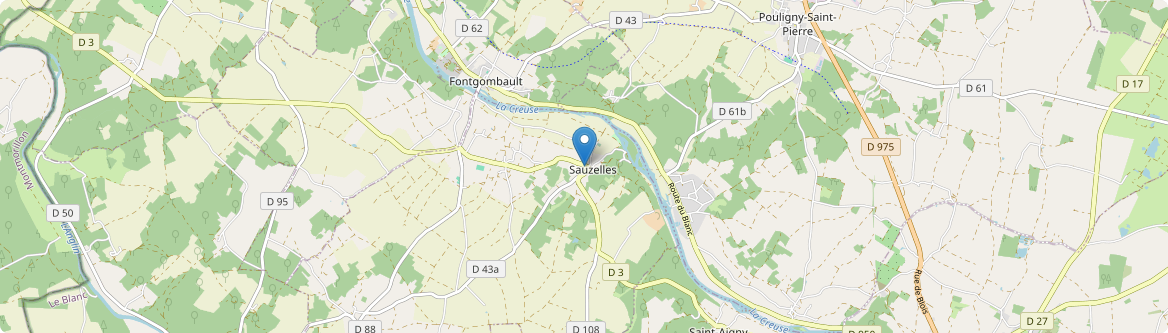 Sauzelles - Carte
