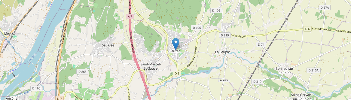 Sauzet - Carte