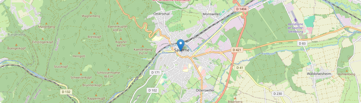 Saverne - Carte