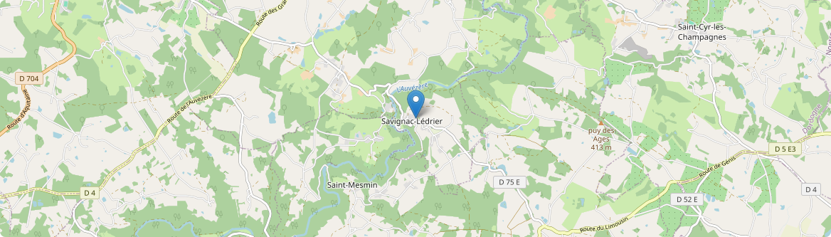 Savignac-Lédrier - Carte