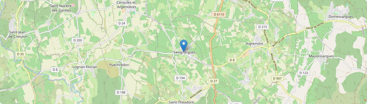 Savignargues - Carte