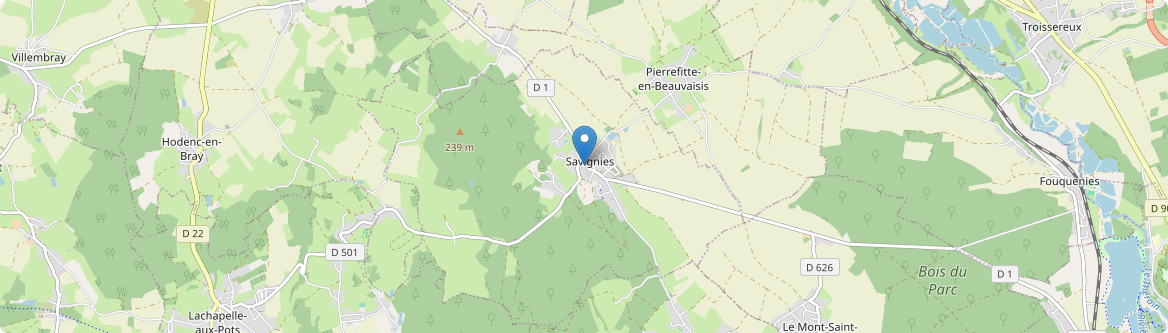 Savignies - Carte