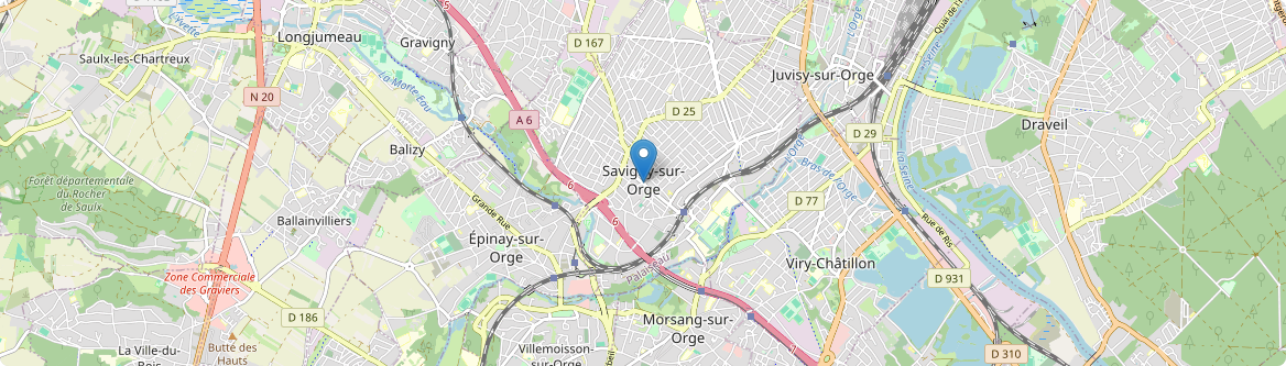Savigny-sur-Orge - Carte