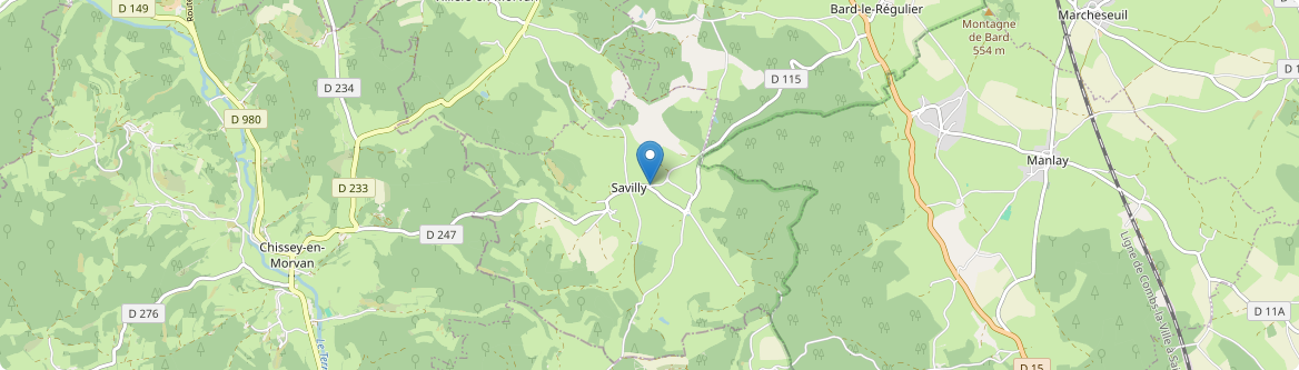 Savilly - Carte