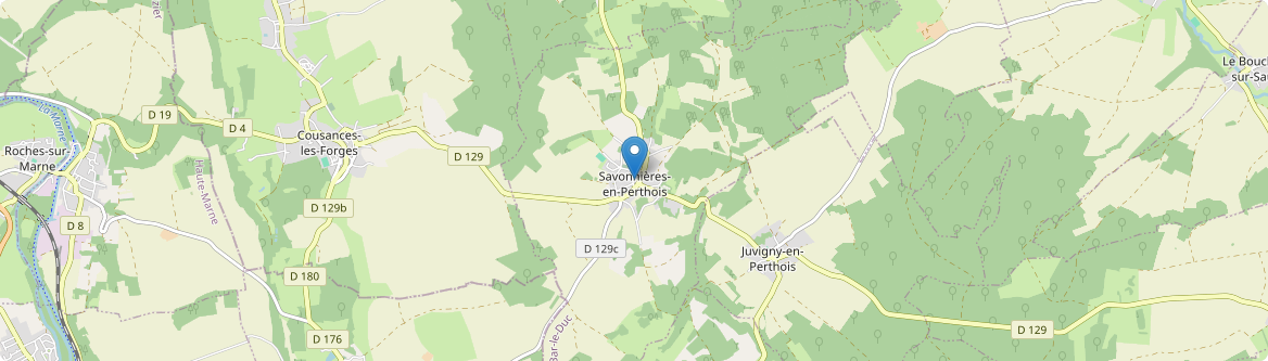 Savonnières-en-Perthois - Carte