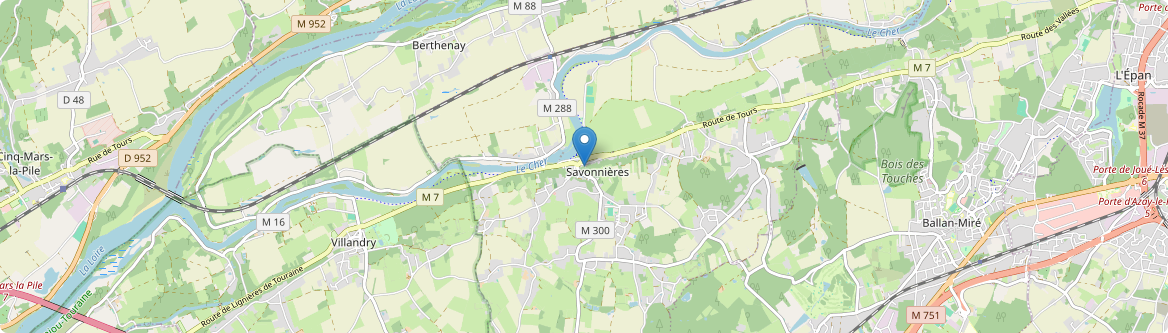 Savonnières - Carte